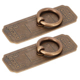 2 Sets Chinese Style Handle Single Hole Door Pull Knobs for Kitchen Cabinet Furniture Hardware10cm
