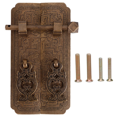 Door Handle Set Chinese Style Antique Copper Pull Handles Cabinet Wardrobe Accessory In Australia - Darrahopens