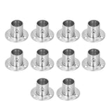 10Set Flanged Holder Base Thicken Stainless Steel Closet Rod Tube Bracket HardwaresΦ19 In Australia - Darrahopens