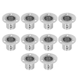 10Set Flanged Holder Base Thicken Stainless Steel Closet Rod Tube Bracket HardwaresΦ19 In Australia - Darrahopens
