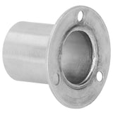 10Set Flanged Holder Base Thicken Stainless Steel Closet Rod Tube Bracket HardwaresΦ25