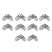10Pcs Corner Brace Stainless Steel Thicken Right Angle Bracket Connector for Shelf FurnitureS
