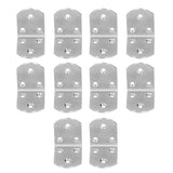 10Pcs Corner Brace Stainless Steel Thicken Right Angle Bracket Connector for Shelf FurnitureS In Australia - Darrahopens