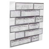 3D Waterproof Wall Stickers SelfAdhesive Tile Decal Background Kitchen Bathroom Decor