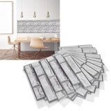3D Waterproof Wall Stickers SelfAdhesive Tile Decal Background Kitchen Bathroom Decor