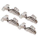 4Sets Hinges for Cabinet Kitchen W/Damping Buffer Door Bisagra Cold Rolled Steel HardwareBent Arm 11.3 x 7.2 x 3.6cm In Australia - Darrahopens