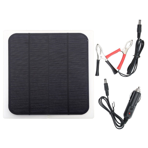 5W 12V Multifunctional Solar Panel Outdoor Mobile Power for Automobile Storage Battery Charging In Australia - Darrahopens