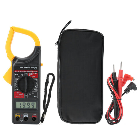 Digital Clamp Meter Handheld Ammeter Voltmeter Electronic Multimeter Measuring Tool DT‑266 In Australia - Darrahopens