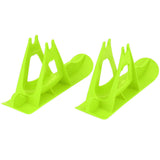 Children's Balanced Car Skis Kids Snowboard Sledge Balanced Scooter Board Ski PartsGreen