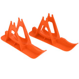 Children's Balanced Car Skis Kids Snowboard Sledge Balanced Scooter Board Ski PartsOrange