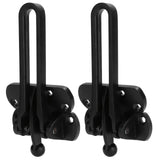 2Set Aluminum Alloy Antitheft Door Buckle Safety Chain Atype Bolt Anti Lock Insurance(black ) In Australia - Darrahopens
