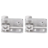 2 Sets Manual Door Bolt Stainless Steel PunchFree Bolt Lock Wardrobe Bathroom Door Accessories