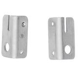 2 Sets Manual Door Bolt Stainless Steel PunchFree Bolt Lock Wardrobe Bathroom Door Accessories