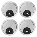4 Set Desk Cable Wire Grommet PC Computer Desk Cord Grommet Cable Hole Cover Organizers50 Brushed In Australia - Darrahopens