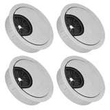 4 Set Desk Cable Wire Grommet PC Computer Desk Cord Grommet Cable Hole Cover Organizers50 Brushed In Australia - Darrahopens