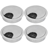 4 Set Desk Cable Wire Grommet PC Computer Desk Cord Grommet Cable Hole Cover Organizers53 Brushed In Australia - Darrahopens