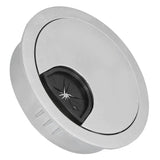4 Set Desk Cable Wire Grommet PC Computer Desk Cord Grommet Cable Hole Cover Organizers53 Brushed