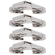 4Set Cabinet Hinges Bridge Shaped Door Hinge Kit for Cupboard Closet Wardrobe Furniture In Australia - Darrahopens