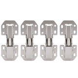 4Set Cabinet Hinges Bridge Shaped Door Hinge Kit for Cupboard Closet Wardrobe Furniture In Australia - Darrahopens