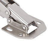 4Set Cabinet Hinges Bridge Shaped Door Hinge Kit for Cupboard Closet Wardrobe Furniture