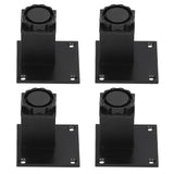 4Pcs/Set Furniture Leg Adjustable Height Aluminum Alloy Square Support for Sofa Cabinet60mm In Australia - Darrahopens