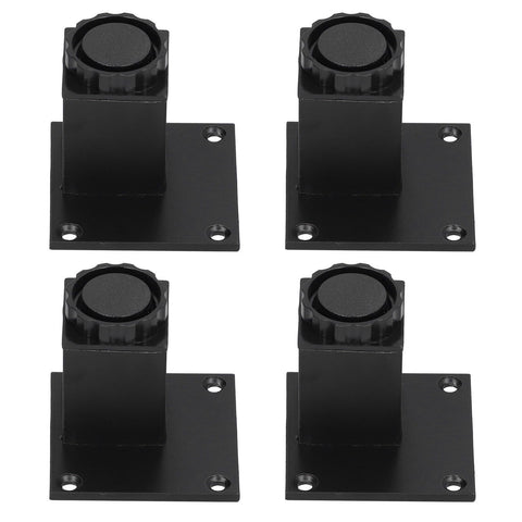 4Pcs/Set Furniture Leg Adjustable Height Aluminum Alloy Square Support for Sofa Cabinet60mm In Australia - Darrahopens