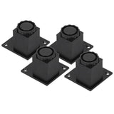 4Pcs/Set Furniture Leg Adjustable Height Aluminum Alloy Square Support for Sofa Cabinet60mm In Australia - Darrahopens