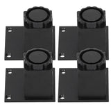 4Pcs/Set Furniture Leg Adjustable Height Aluminum Alloy Square Support for Sofa Cabinet60mm