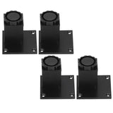 4Pcs/Set Furniture Leg Adjustable Height Aluminum Alloy Square Support for Sofa Cabinet60mm