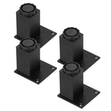 4Pcs/Set Furniture Leg Adjustable Height Aluminum Alloy Square Support for Sofa Cabinet80mm In Australia - Darrahopens
