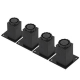 4Pcs/Set Furniture Leg Adjustable Height Aluminum Alloy Square Support for Sofa Cabinet80mm In Australia - Darrahopens