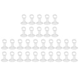 30Pcs Door Stopper Silicone Anti-Collision Door Handle Stopper Mute Suction Buffer Crash Pad