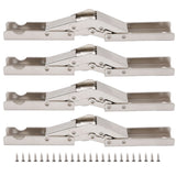 4 Sets Cabinet Hinges Bridge Shaped Cupboard Door Hinges Furniture Hardware Supplies In Australia - Darrahopens
