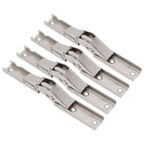 4 Sets Cabinet Hinges Bridge Shaped Cupboard Door Hinges Furniture Hardware Supplies