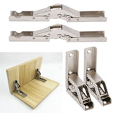 4 Sets Cabinet Hinges Bridge Shaped Cupboard Door Hinges Furniture Hardware Supplies