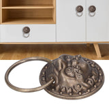 Antique Door Knockers Lion Head Brass Door Pull Retro Door Handle Home Decoration