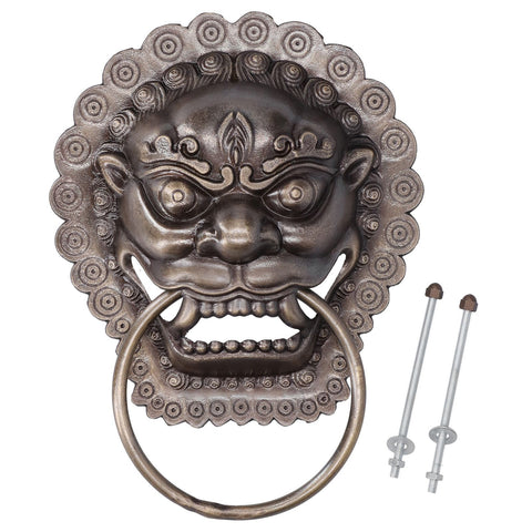 Chinese Style Door Knocker Antique Animal Head Door Ring Wooden Door Pull Ring Replacement Parts In Australia - Darrahopens