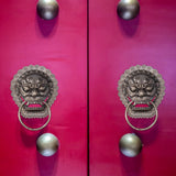 Chinese Style Door Knocker Antique Animal Head Door Ring Wooden Door Pull Ring Replacement Parts