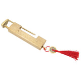 Brass Lock with Key 6.5cm Antique Chinese Style Carved Padlock for Jewelry Box Cabinet In Australia - Darrahopens
