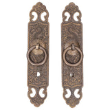 Door Handle Antique Brass Exquisite Pattern Straight Bar Handle Accessories for Cabinet Wardrobe In Australia - Darrahopens