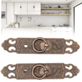 Door Handle Antique Brass Exquisite Pattern Straight Bar Handle Accessories for Cabinet Wardrobe In Australia - Darrahopens