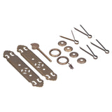 Chinese Style Door Handle Retro Straight Bar Hollow Handle Drawer Cupboard Hardware Fittings