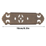 Chinese Style Door Handle Retro Straight Bar Hollow Handle Drawer Cupboard Hardware Fittings