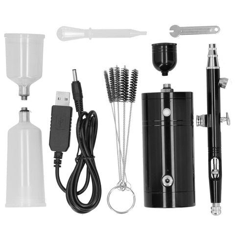 Airbrush Kit G11 Pump Single Action Rechargeable Handheld Integrated Spray Pen Mini Processing Set In Australia - Darrahopens