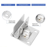 Stainless Steel Glass Door Hinge Punchfree Clamp Clip Bracket S Unilateral Clip