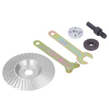 Grinding Shaping Disc Tungsten Carbide 100mm OD 16mm Hole Dia for Angle Grinder WoodworkingSilver In Australia - Darrahopens