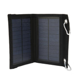 4W 2 Fold Solar Panels Portable High Conversion Efficiency Polysilicon Mobile Power with Climbing Buckle for Automobile In Australia - Darrahopens