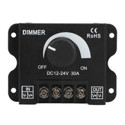 LED Dimmer Single Channel Stepless Dimming Excellent Heat Dissipation LED Light Strip Dimmer DC 12‑24V In Australia - Darrahopens