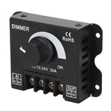 LED Dimmer Single Channel Stepless Dimming Excellent Heat Dissipation LED Light Strip Dimmer DC 12‑24V In Australia - Darrahopens