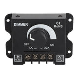 LED Dimmer Single Channel Stepless Dimming Excellent Heat Dissipation LED Light Strip Dimmer DC 12‑24V In Australia - Darrahopens